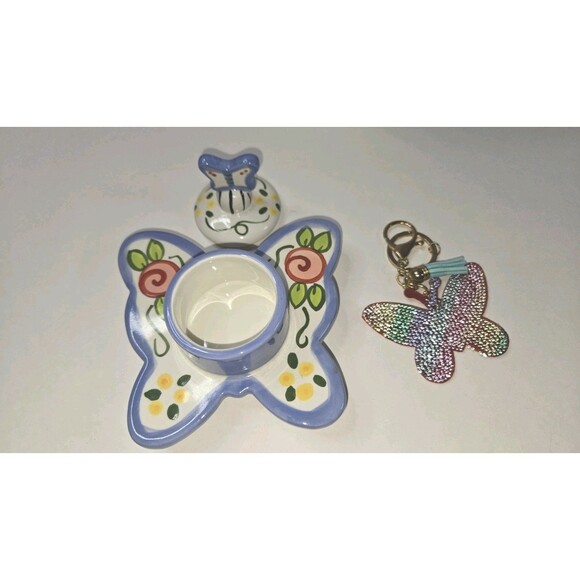 Jewelry Lot Butterfly Garden Fairy Theme Clean Curated Bundle Free Gift - Picture 8 of 16